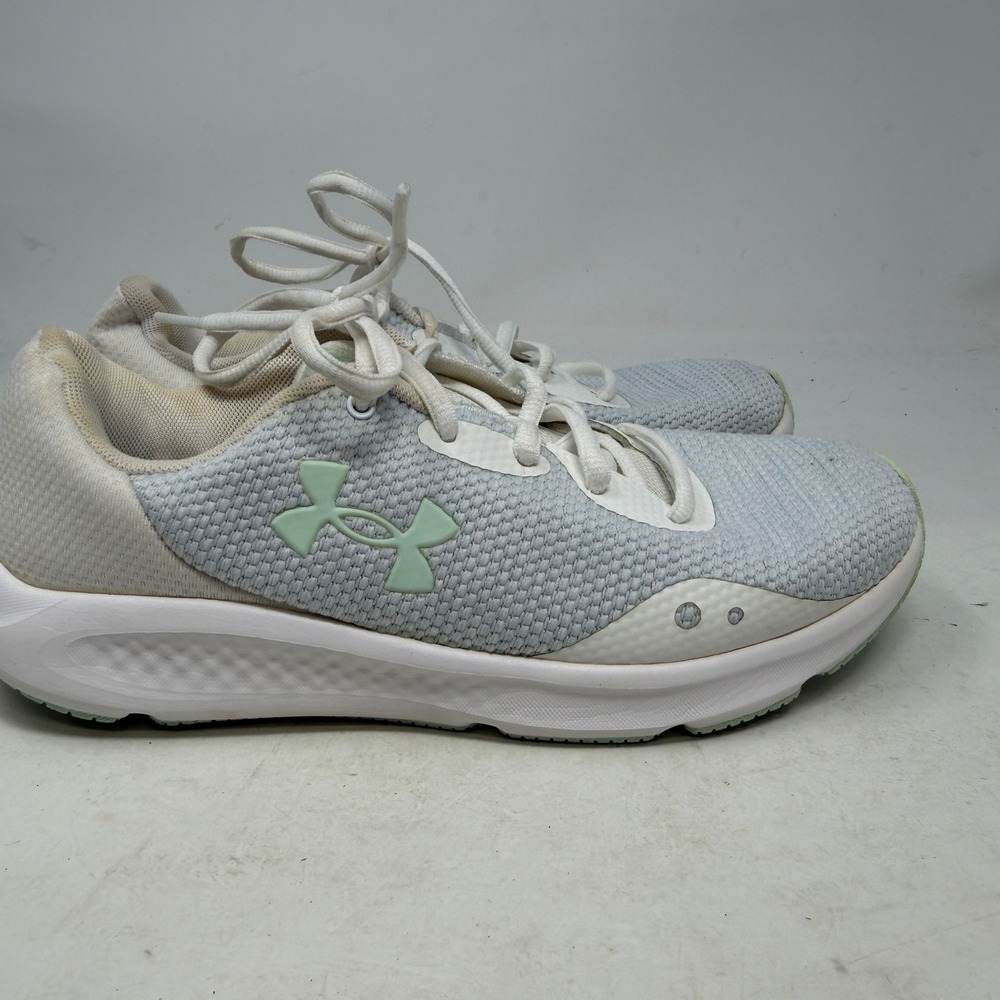 Under Armour Running Shoes Womens 7.5 Charged Pursuit 3 Gray Mint 3026692-100
